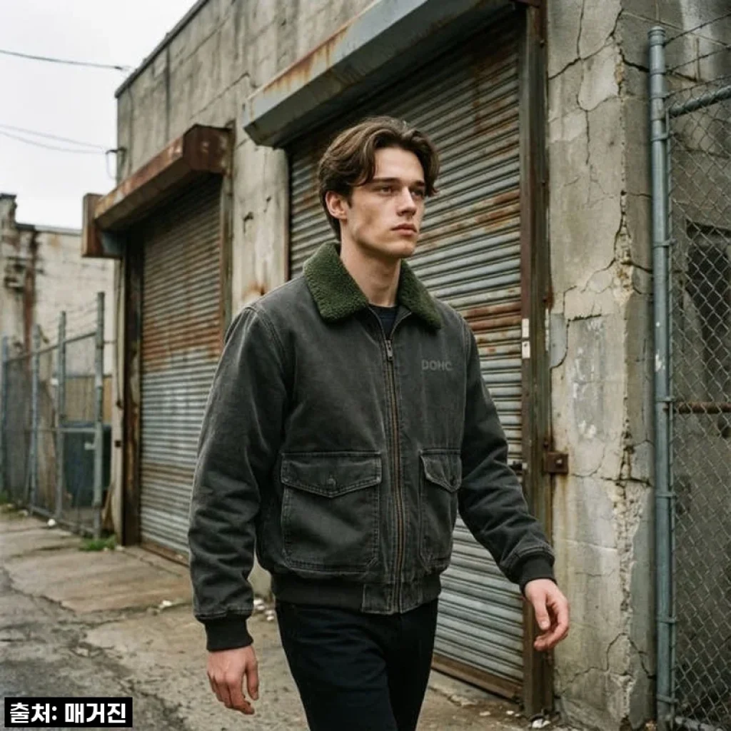 DOHC 헤리티지 쉐르파칼라 루즈핏 점퍼, 올겨울 내 교복될 것 같은 포근함!