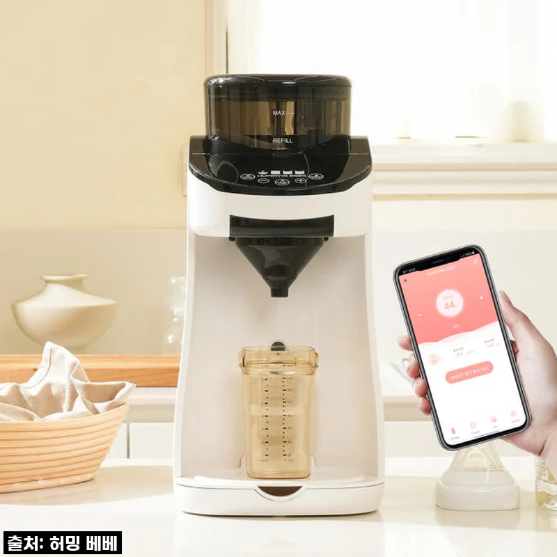허밍베베 자동분유제조기 스마트 앱 플러스 HBAF-2402W, 밤샘 육아에 찾아온 단비 같은 존재!