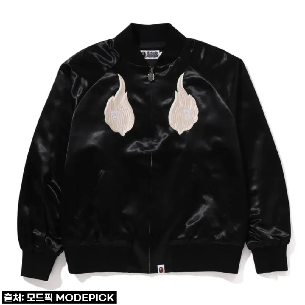 베이프 스켈레톤 로고 수베니어 자켓, 드디어 내 품에! 후회 없는 지름신 영접 후기