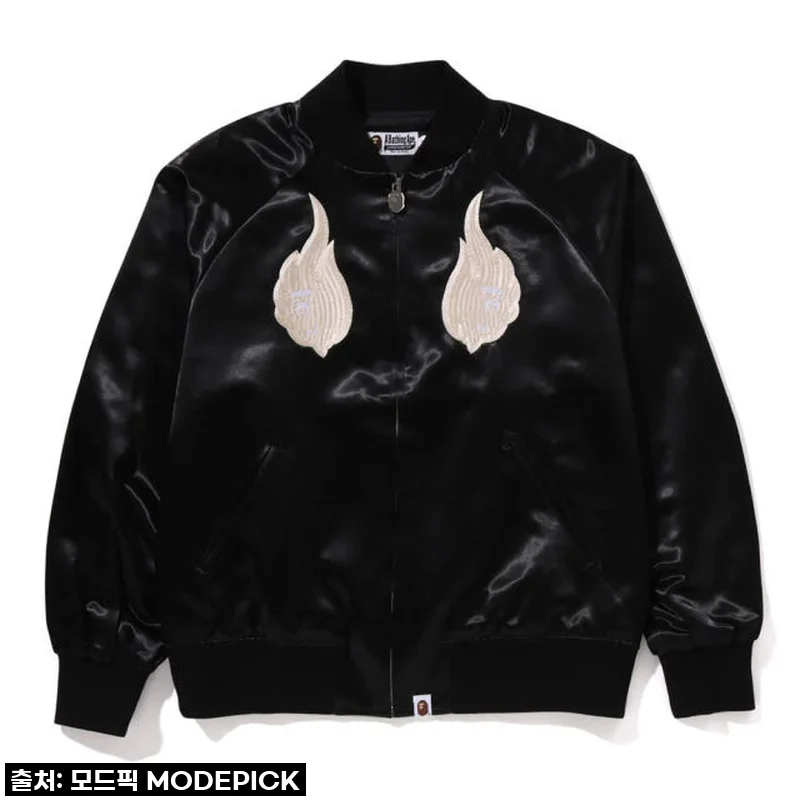 베이프 스켈레톤 로고 수베니어 자켓, 드디어 내 품에! 후회 없는 지름신 영접 후기