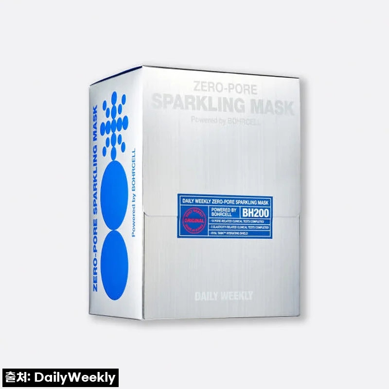데일리위클리 제로 모공 스파클링 마스크 1box(6개입)
