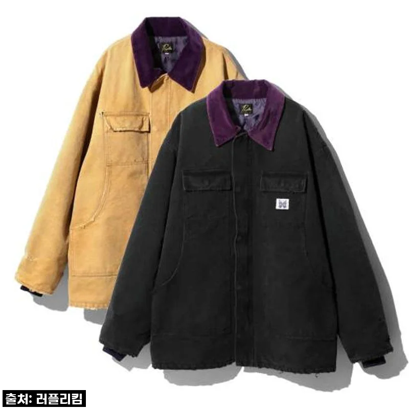 니들스 럼버재킷 코트 16OZ 캔버스, 직접 입어보니 품절이 더 아쉬운 이유!