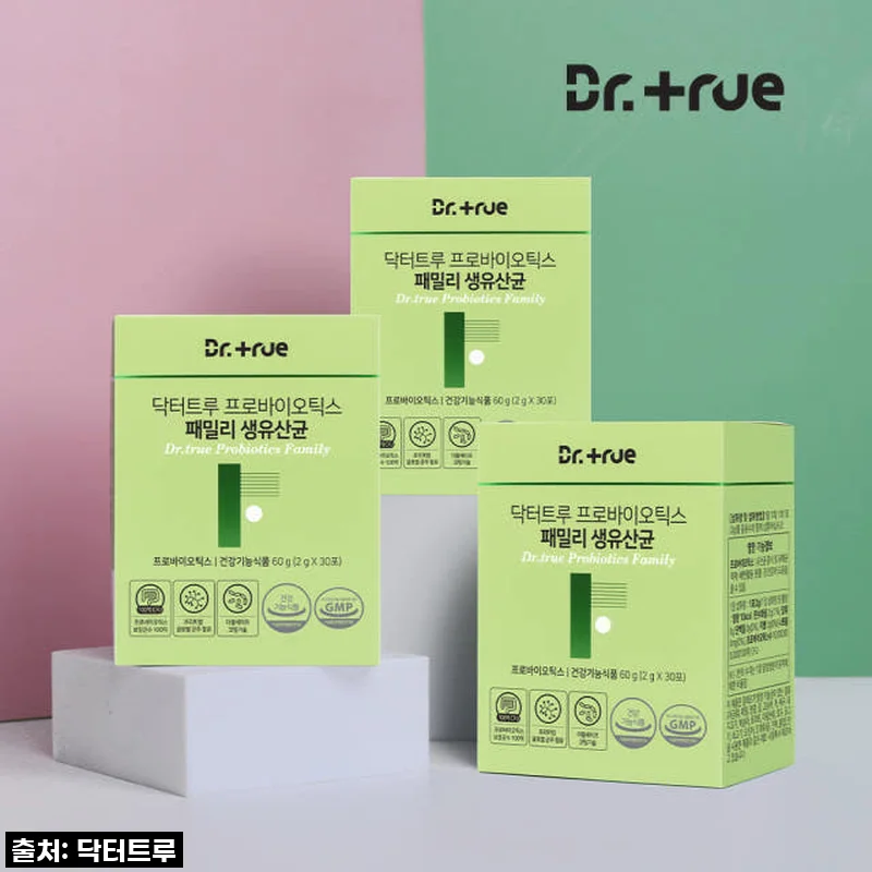 우리 가족 장 건강 지킴이! 닥터트루 온가족 패밀리 유산균, 꼼꼼하게 따져보고 직접 먹어본 후기