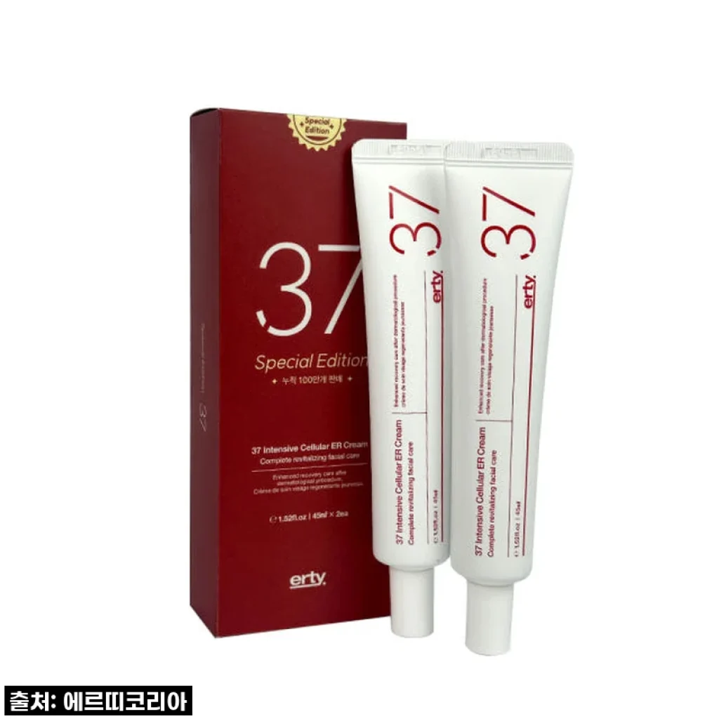 피부 고민 한방에 싹! 에르띠 37 ER 크림 듀오 세트로 찾은 인생 광채 피부