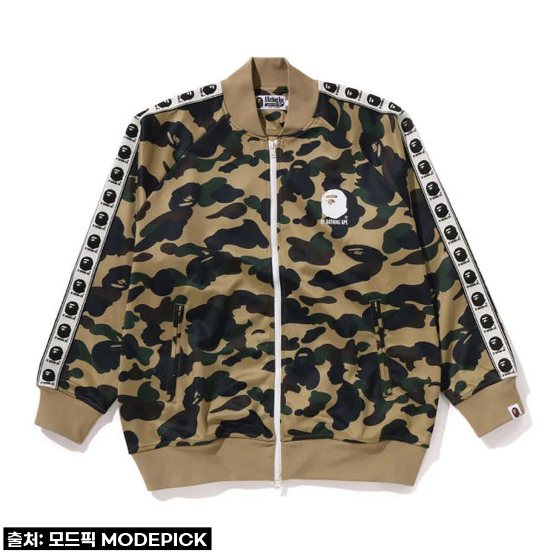 힙한 스트릿 감성 끝판왕! 베이프 1ST CAMO 릴렉스드 핏 트랙 자켓, 직접 입어보니 (1L80-115-008)