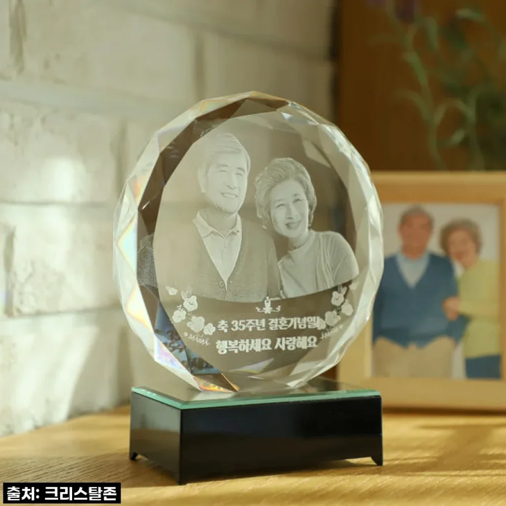 50대 부모님 결혼기념일, 35주년 & 50주년 이벤트를 위한 최고의 선물! 원형 기프트세트 솔직 후기