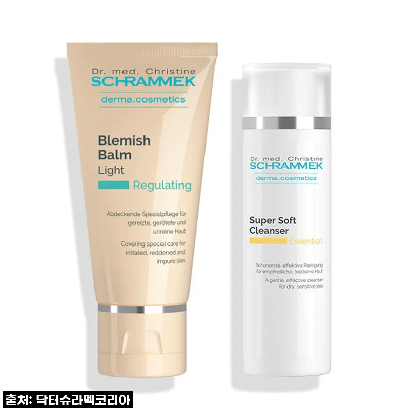 닥터슈라멕 블레미쉬 밤 & 수퍼 소프트 클렌저, 민감 건성 피부에 찾아온 한 줄기 빛!
