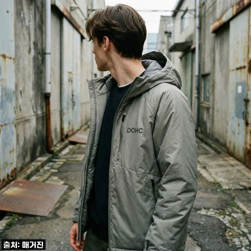 DOHC 어반 에센셜 구스다운 후드 숏패딩 사용 후기