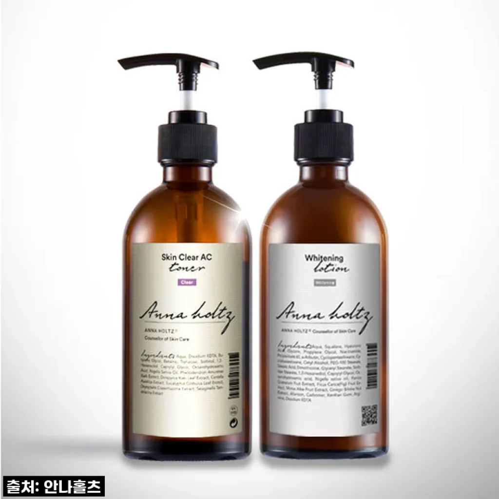 안나홀츠 피지 스킨 미백 로션 2종 세트 사용후기와 상세 리뷰