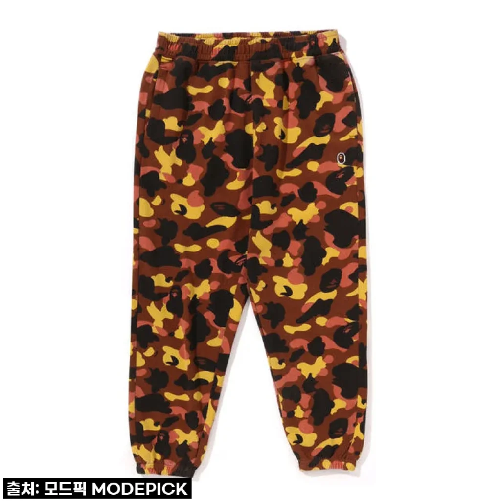 베이프 바지 1ST CAMO ONE POINT RELAXED FIT SWEAT PANTS 사용후기