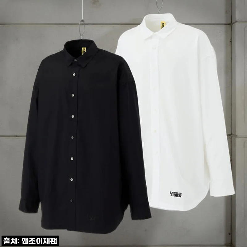 오니츠카이거 오버사이즈 롱 슬리브 남성 긴팔 셔츠 2183B401 BLACK M 사용후기