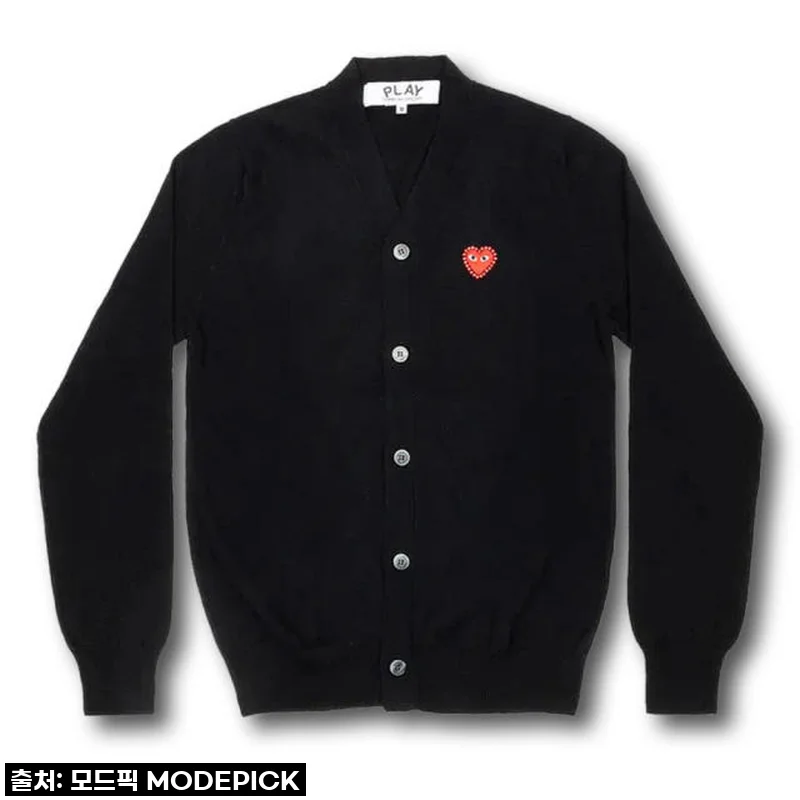 꼼데가르송 가디건 Unisex V-Neck Cardigan AX-N803-051 S사이즈 사용 후기