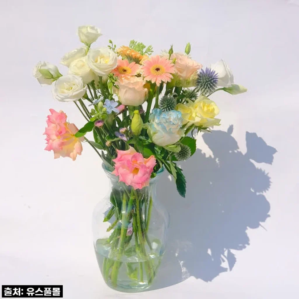 유스풀몰 생화 공동구매로 꽃배달 직접 사용 후기