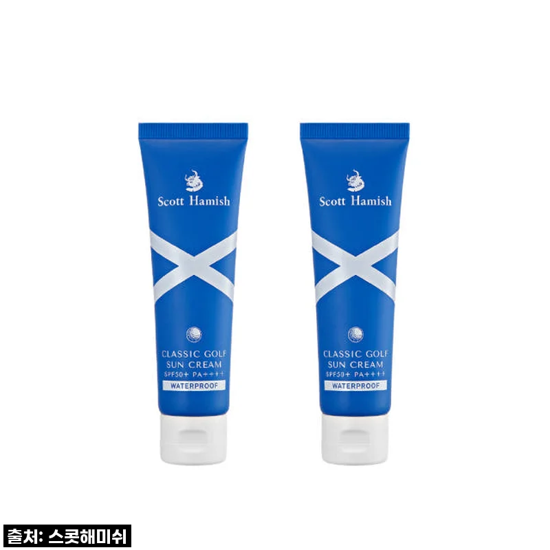 스콧해미쉬 클래식 골프 선크림 SPF50+PA++++ 40ml, 2개 묶음 사용후기