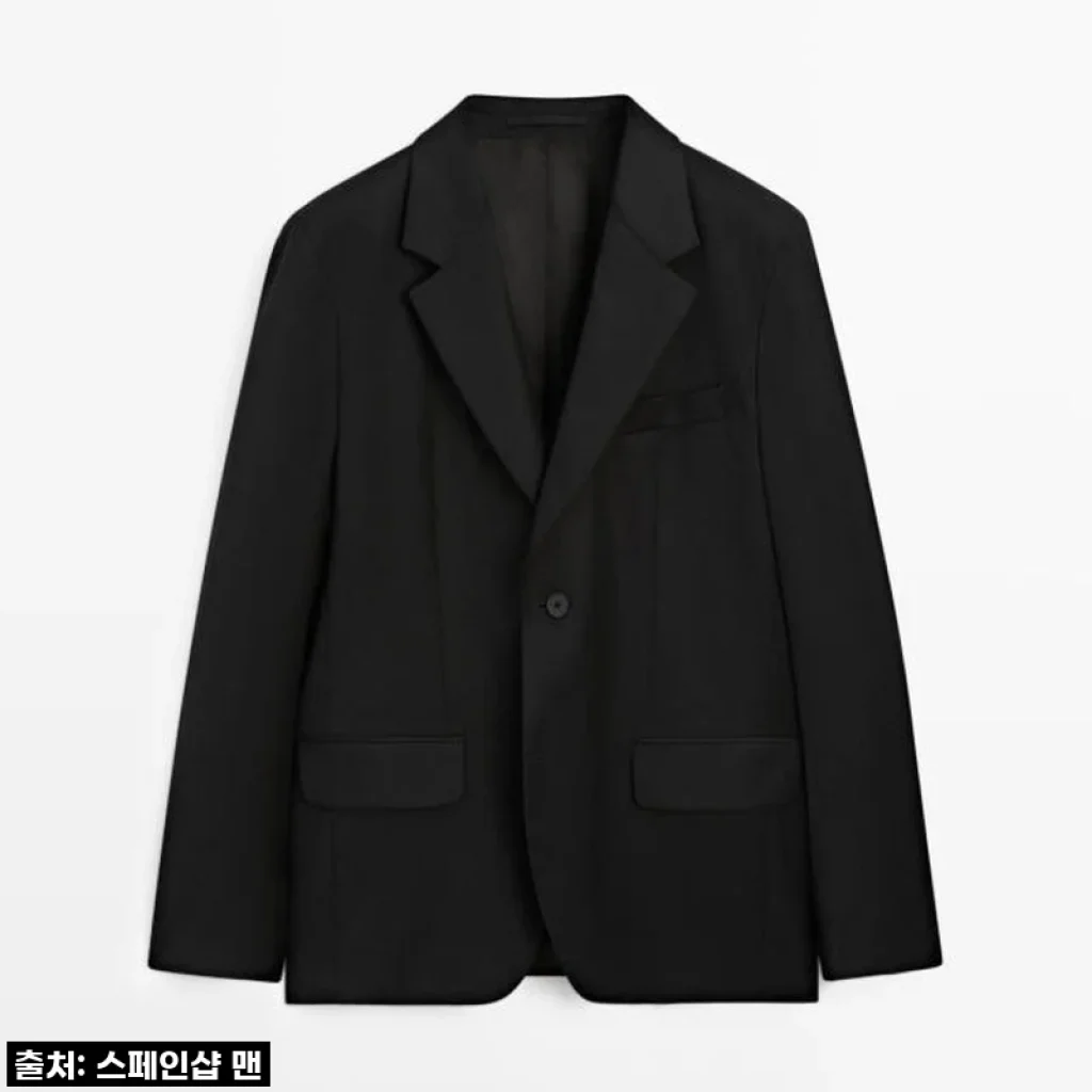 마시모두띠 플란넬 울 블렌드 수트 블레이저 3572/880 BLACK 사용후기