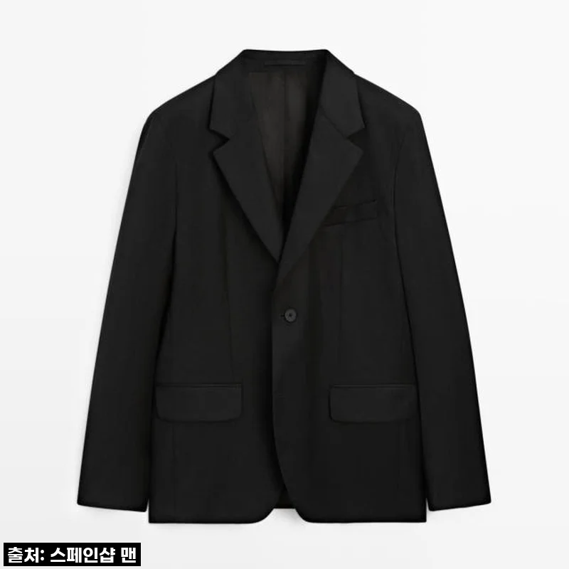 마시모두띠 플란넬 울 블렌드 수트 블레이저 3572/880 BLACK 사용후기