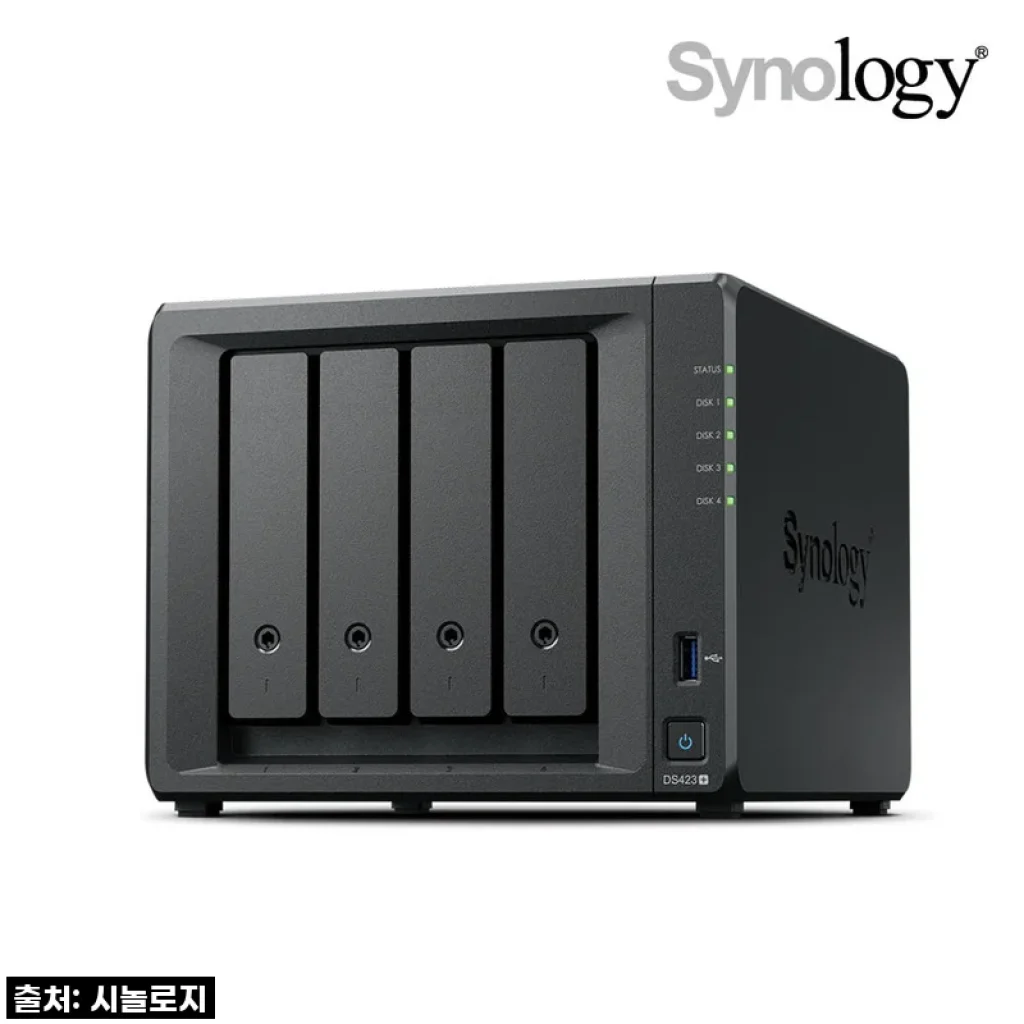 시놀로지 나스 DS423+ 4BAY 사용후기: 처음 사용자도 안심할 수 있는 안정성과 성능