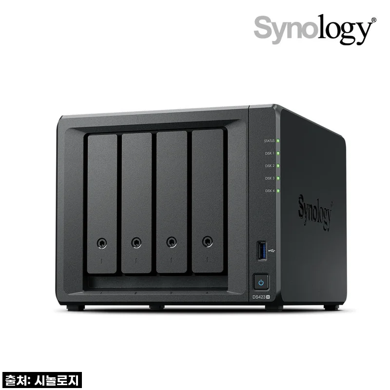 시놀로지 나스 DS423+ 4BAY 사용후기: 처음 사용자도 안심할 수 있는 안정성과 성능