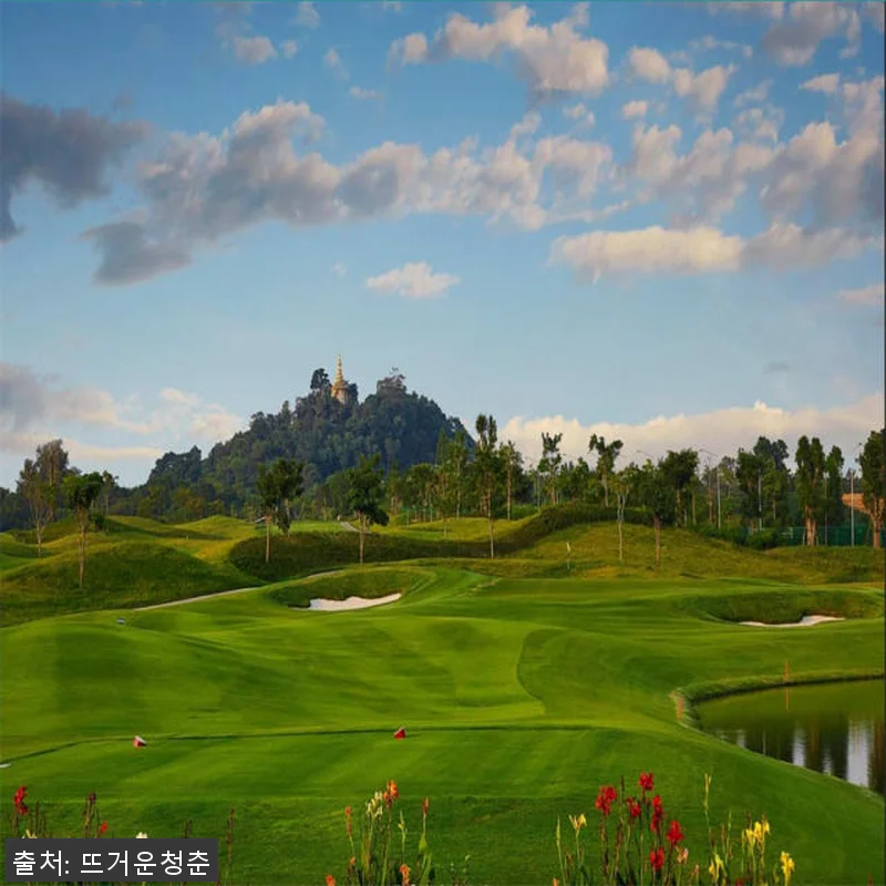 태국 치찬 골프 리조트에서 골프 체험 관련 이미지 1