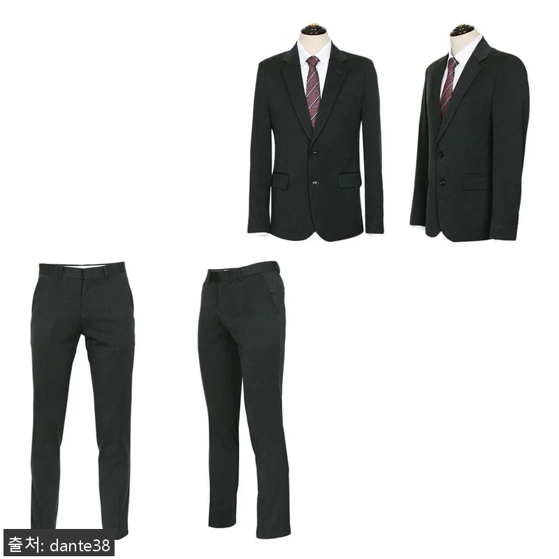 남성 투버튼 수트 남자 정장 슈트 캐 관련 이미지 1