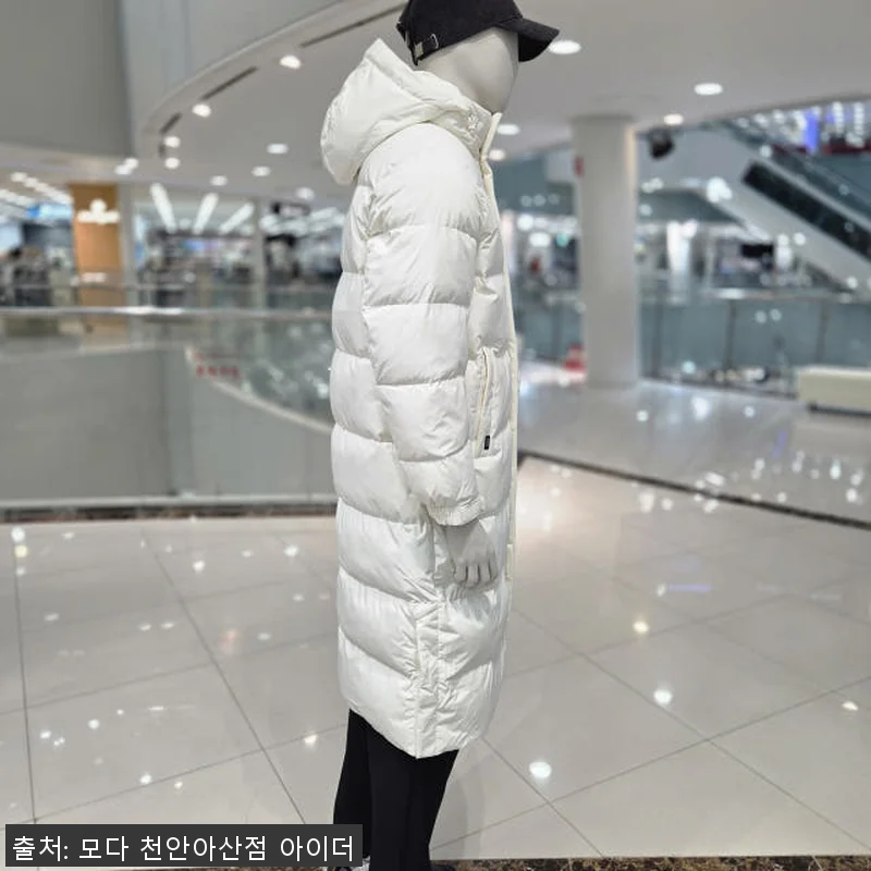 아이더 남녀공용 롱패딩 벤치 다운 자 관련 이미지 2