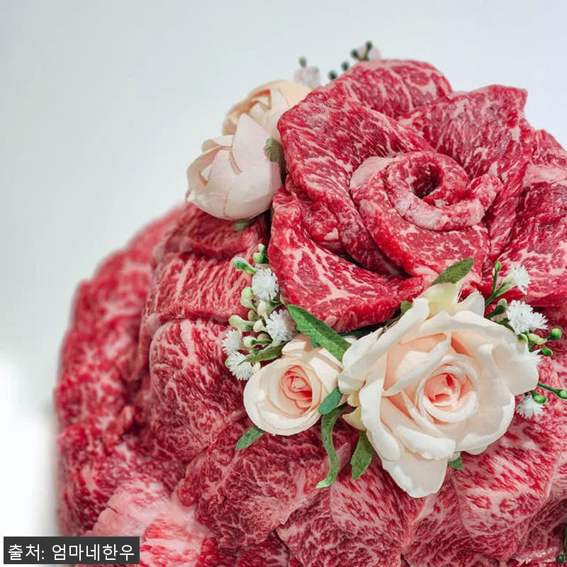 1등급 한우 주문제작 고기 케이크 투 관련 이미지 3