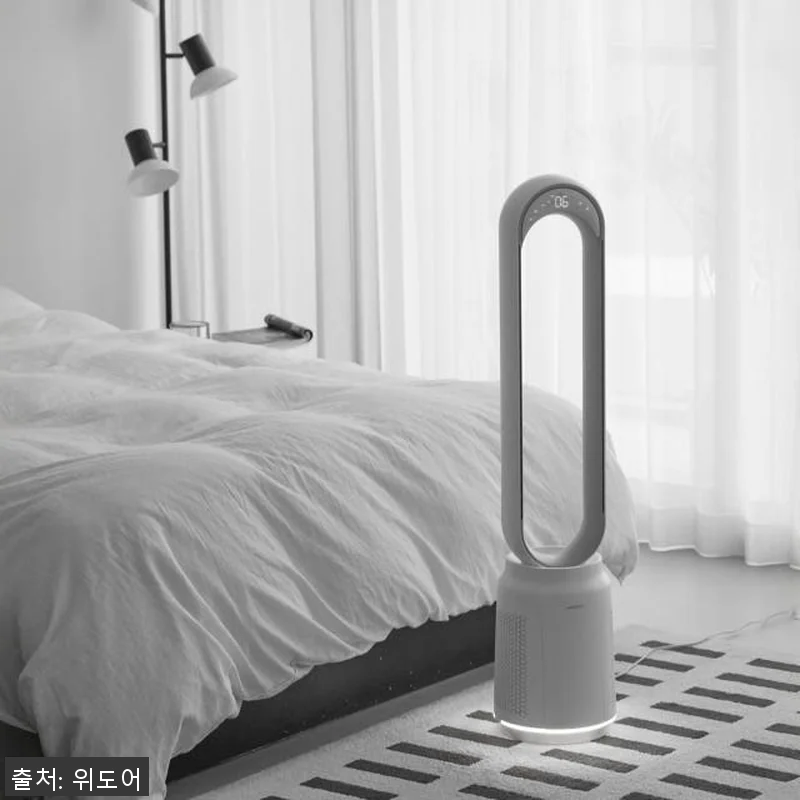위도어 공기청정 날개없는 선풍기 무풍 관련 이미지 4