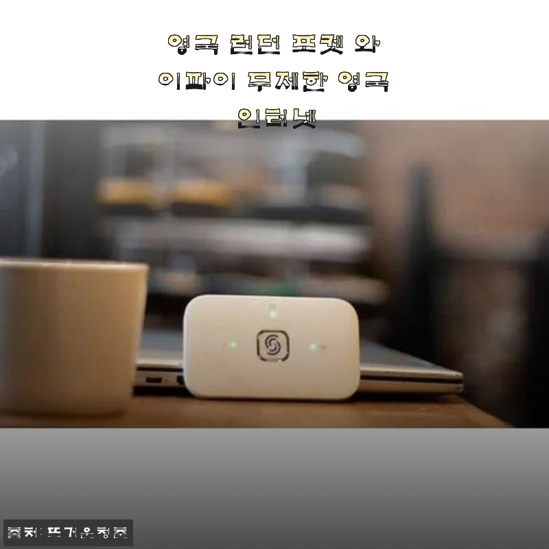 영국 런던 포켓 와이파이 무제한 사용 후기 - 해외여행 필수품으로 딱!