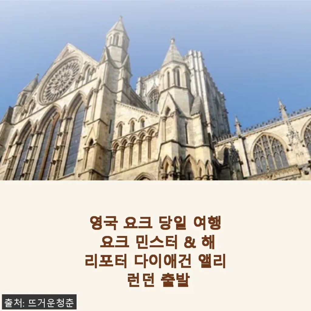 영국 요크 당일 여행 후기: 요크 민스터와 해리포터 다이애건 앨리까지 완벽한 일정