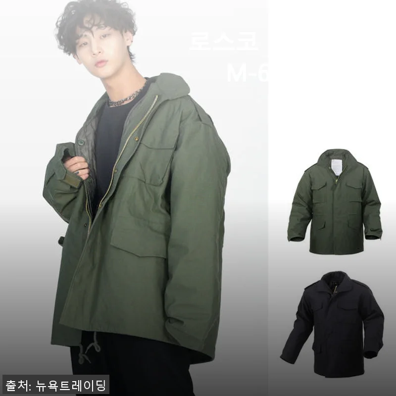 로스코 피쉬테일 M-65 후드 봄 야상 점퍼 사용후기