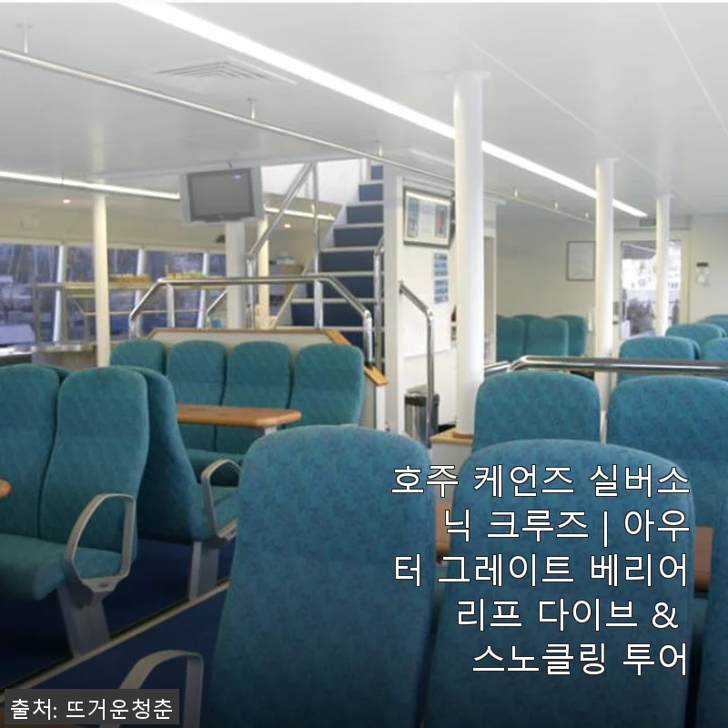호주 케언즈 실버소닉 크루즈 다이브 & 스노클링 투어 사용후기