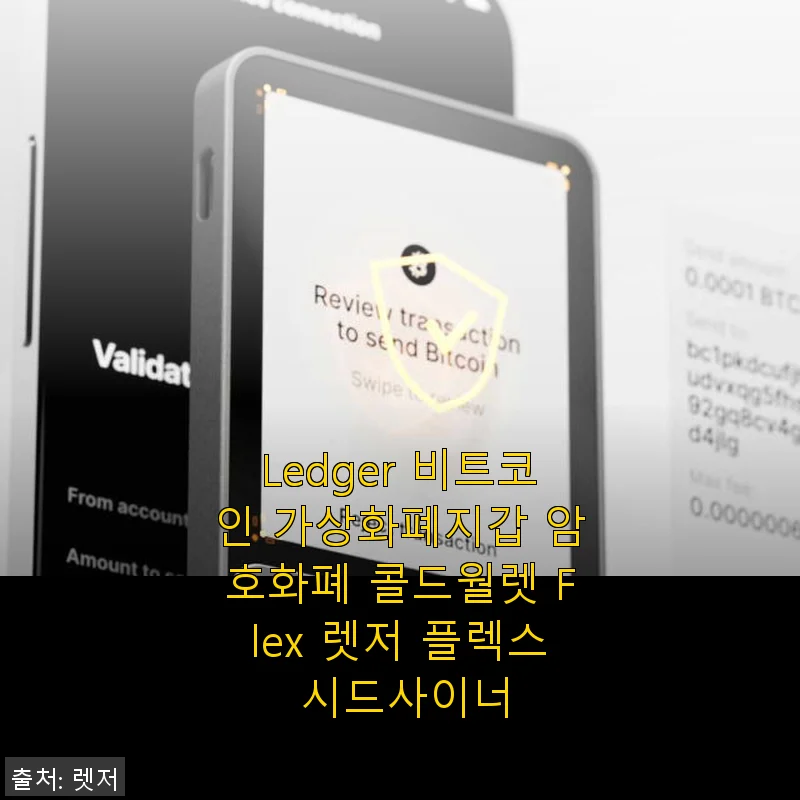 Ledger Flex 비트코인 가상화폐지갑 사용후기 및 제품소개