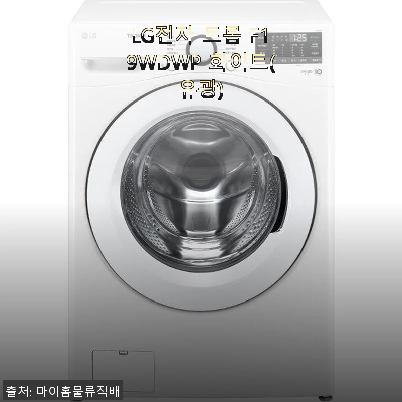 LG전자 트롬 F19WDWP 화이트(유광) 사용후기 - 넉넉한 용량과 조용한 세탁으로 만족한 선택