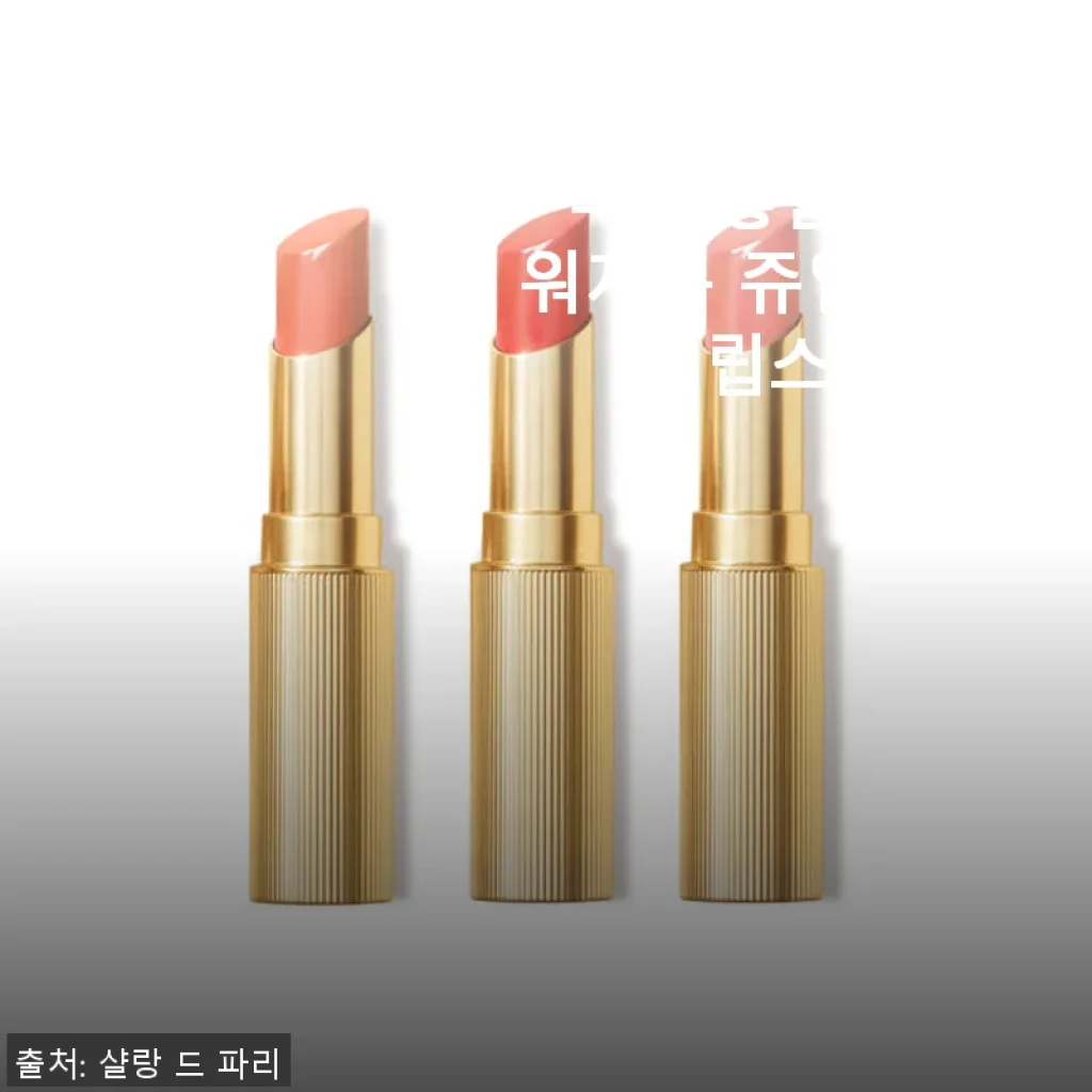 샬랑 드 파리 쥬얼 샤인 립스틱 사용후기: 촉촉함과 지속력이 만족스러운 코랄레아 컬러