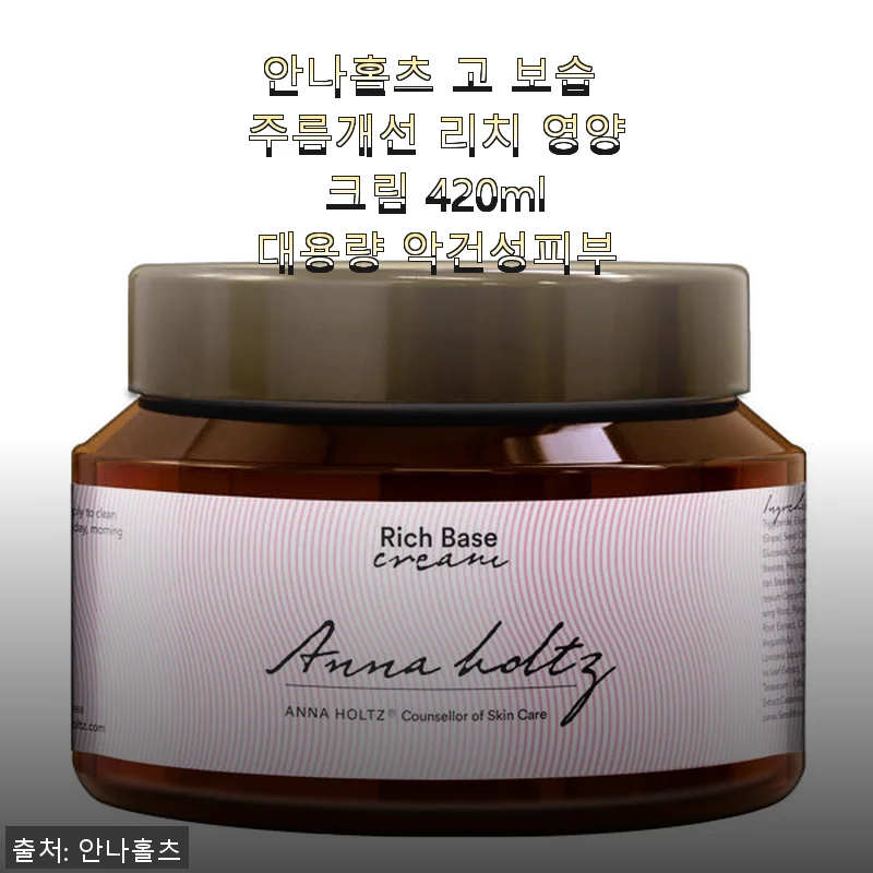 안나홀츠 고 보습 주름개선 리치 영양 크림 420ml 사용후기