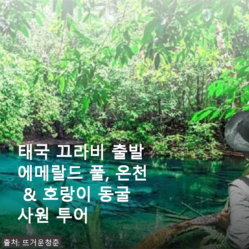 태국 끄라비 출발 에메랄드 풀, 온천 & 호랑이 동굴 사원 투어 후기