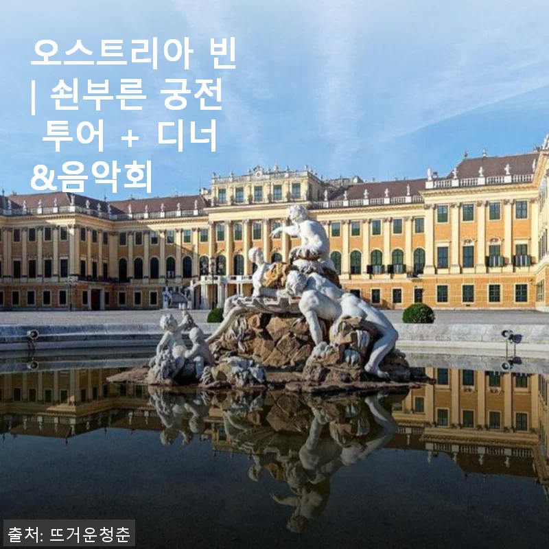 오스트리아 빈 쇤부른 궁전 투어 + 디너&음악회, 직접 경험한 특별한 하루