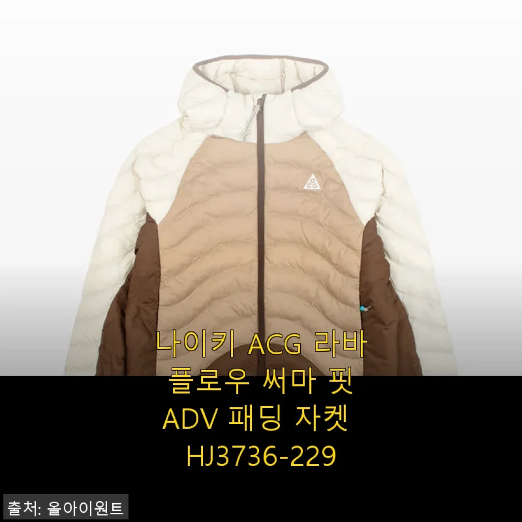 나이키 ACG 라바 플로우 써마 핏 ADV 패딩 자켓 HJ3736-229 사용후기