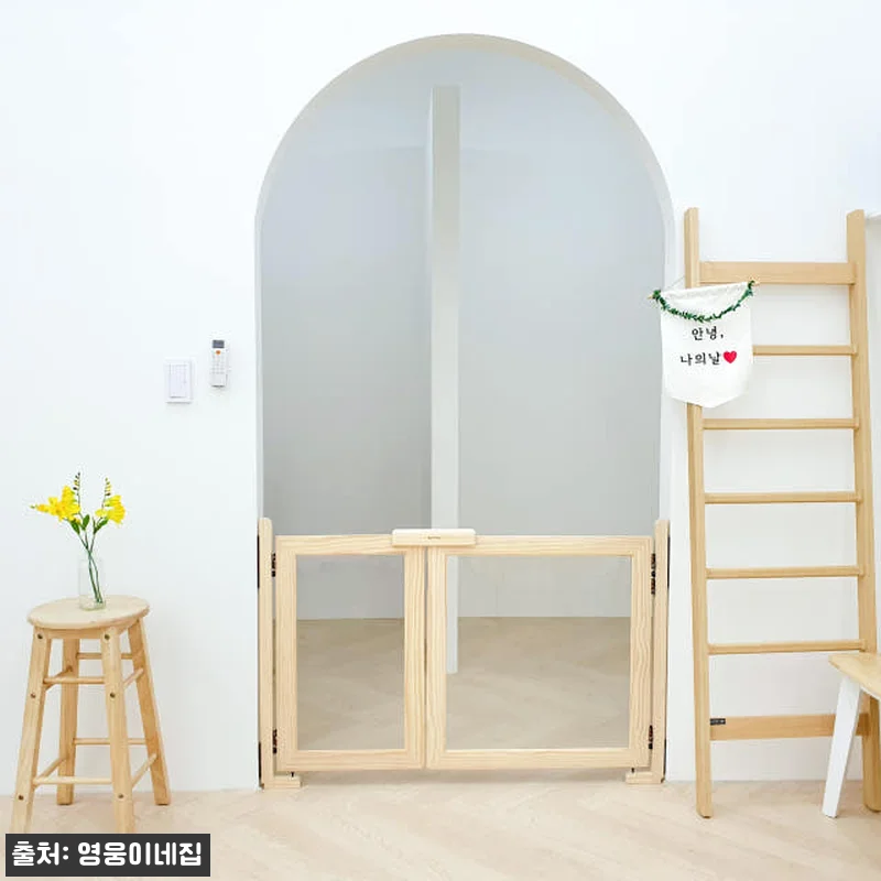 원목 강아지안전문 800사이즈 사용후 관련 이미지 1