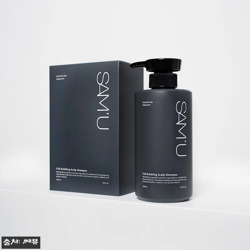 쌔뮤 풀 버블링 스칼프 샴푸 490m 관련 이미지 2