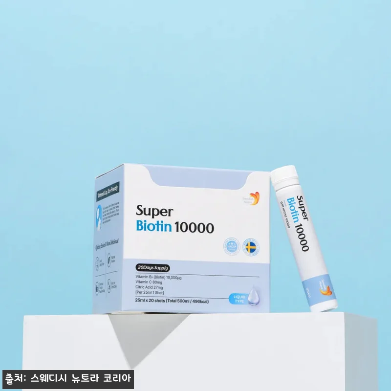 스웨디시뉴트라 마시는 비오틴 슈퍼비오틴 10000mcg 20포 사용후기 7 스웨디시뉴트라 마시는 비오틴 슈퍼비오 관련 이미지 2