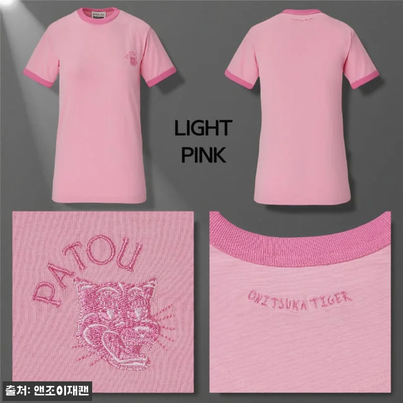 오니츠카타이거 링거 자수 반팔 티셔츠 관련 이미지 3