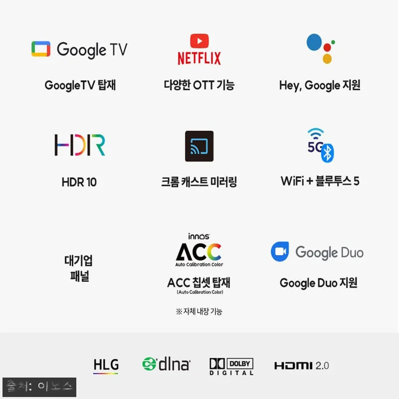 이노스 165cm(65인치) S650 관련 이미지 2