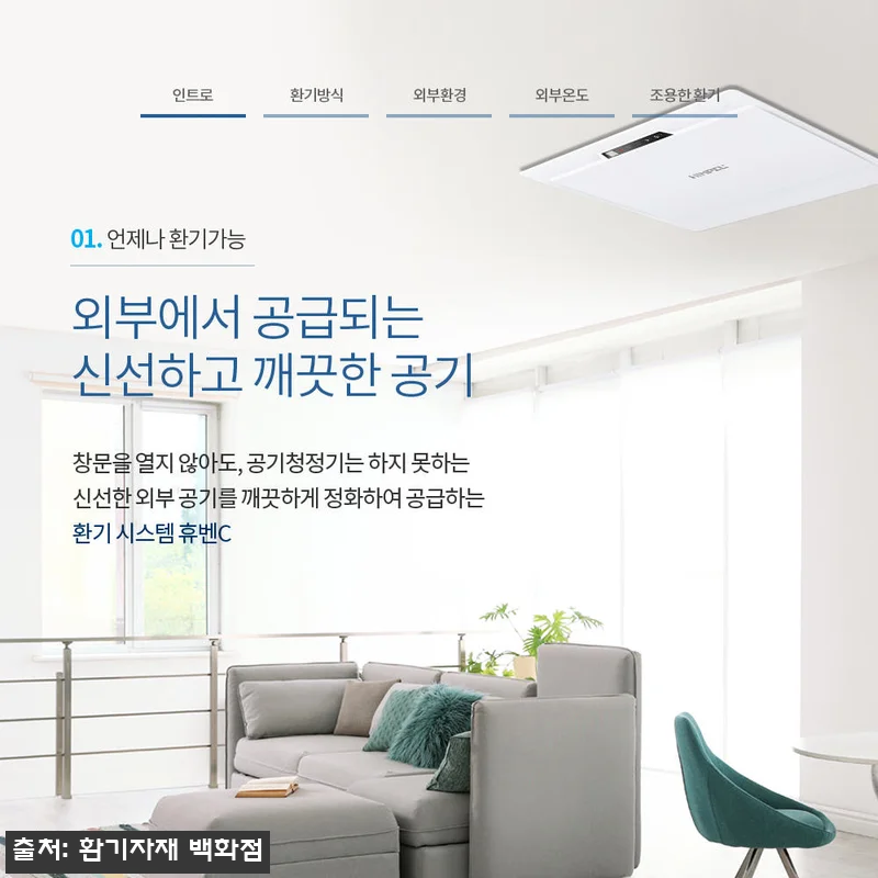 힘펠 전열교환기 휴벤C HRD-50C 관련 이미지 2