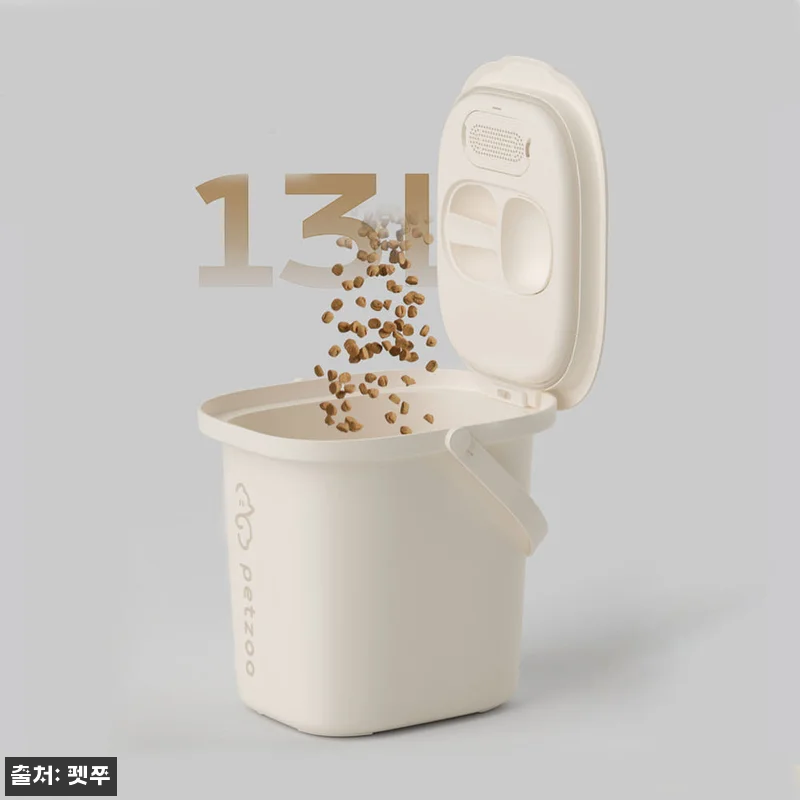 펫쭈 진공 사료통 13L 사용후기: 관련 이미지 3
