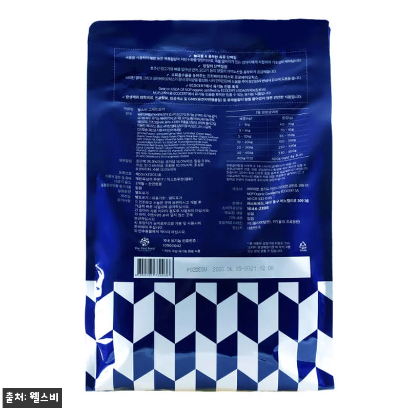 웰스비 그레인프리 2.4kg 가수분해 관련 이미지 5