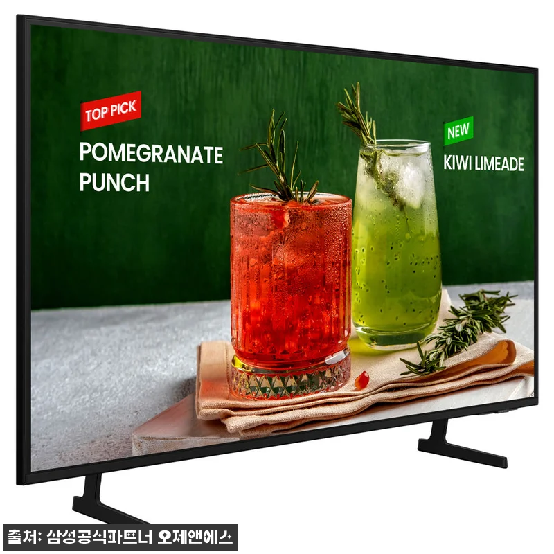 삼성 4K UHD 스마트 사이니지 TV 50인치 스탠드형 사용 후기 12 삼성 4K UHD 스마트 사이니지 T 관련 이미지 3