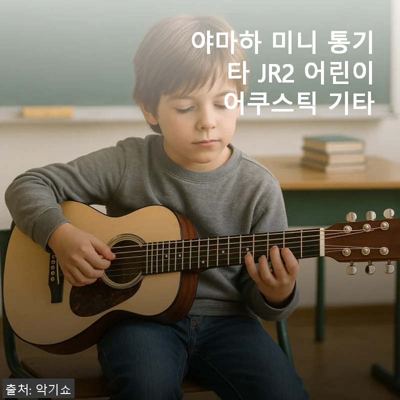 야마하 미니 통기타 JR2 사용후기, 아이와 함께 시작한 첫 기타 연주