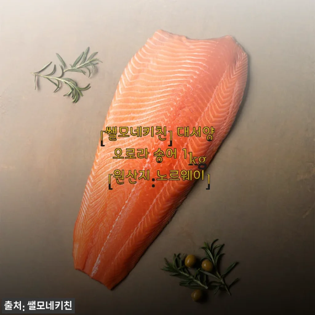 쌜모네키친 대서양 오로라 송어 1kg, 직접 써보니 신선함과 맛의 조화가 정말 인상적이에요
