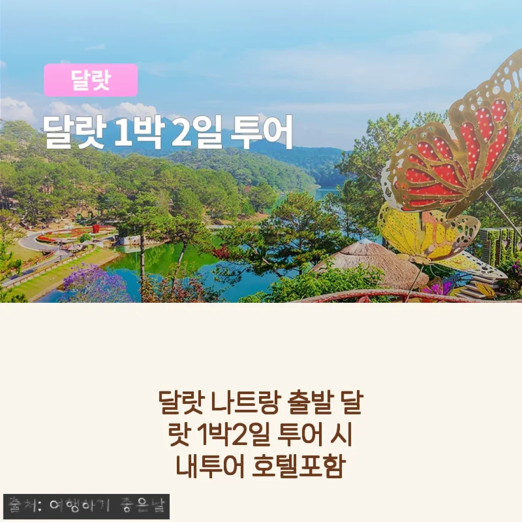 달랏 나트랑 출발 1박2일 투어 후기와 함께한 알찬 여행 이야기